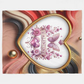 Valentijnse Fleece Deken (Voorkant (Horizontaal))