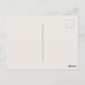 Valentijnse Franse Bulldog Briefkaart (Achterkant)