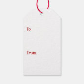 Valentijnse Franse Bulldog Cadeaulabel (Achterkant)