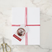 Valentijnse Franse Bulldog Cadeaulabel (Met Touw)