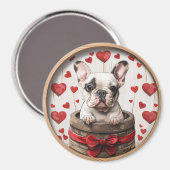 Valentijnse Franse Bulldog Magneet (Voorkant / Achterkant)