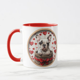 Valentijnse Franse Bulldog Mok