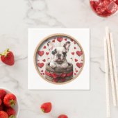 Valentijnse Franse Bulldog Servet (Insitu)