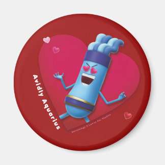 Valentijnse Fridge Magnet voor Aquarius