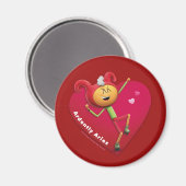 Valentijnse Fridge Magnet voor Aries (Voorkant / Achterkant)