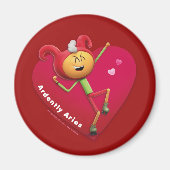 Valentijnse Fridge Magnet voor Aries (Voorkant)