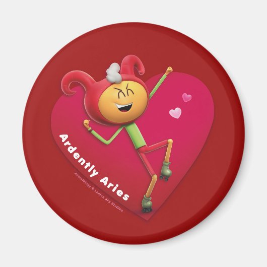 Valentijnse Fridge Magnet voor Aries (Voorkant)