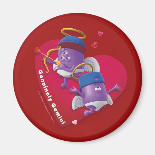 Valentijnse Fridge Magnet voor Gemini (Voorkant)