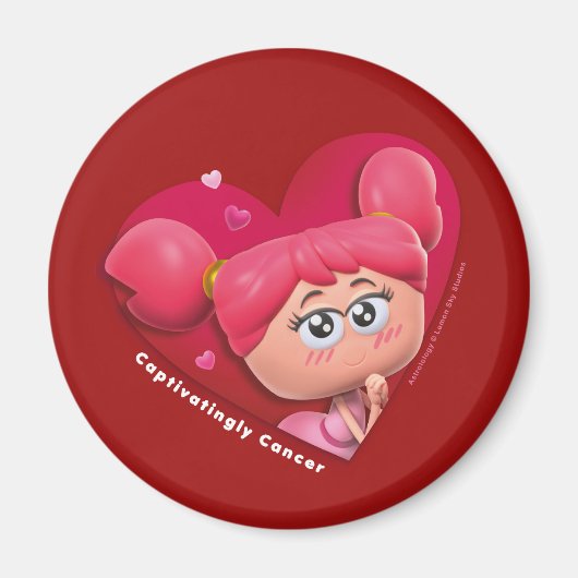 Valentijnse Fridge Magnet voor kanker (Voorkant)