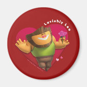 Valentijnse Fridge Magnet voor Leo (Voorkant)