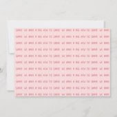 Valentijnse geboorte aankondiging kaart envelop h (Achterkant)