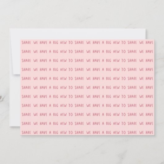 Valentijnse geboorte aankondiging kaart envelop h (Achterkant)