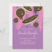 Valentijnse geboorte behandelt donuts Eclairs Part Kaart (Voorkant)