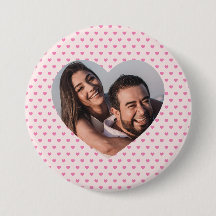 Valentijnse  Gepersonaliseerde roze hartvorm