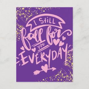 Valentijnse gevangenis lange afstand Paarse B Feestdagenkaart