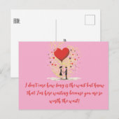 Valentijnse gevangenis voor lange afstand Hearts-k Feestdagenkaart (Voorkant / Achterkant)