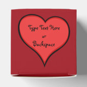 Valentijnse Gift Box Aangepaste Afrikaanse Cupid B Bedankdoosjes (Bovenkant)