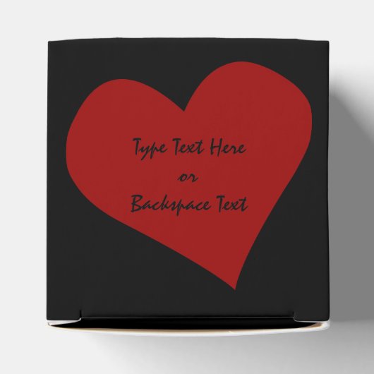 Valentijnse Gift Box Persoonlijke liefdesboxen Bedankdoosjes (Bovenkant)