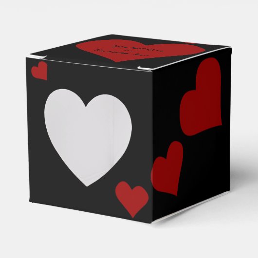 Valentijnse Gift Box Persoonlijke liefdesboxen Bedankdoosjes (Voorkant Zijde)