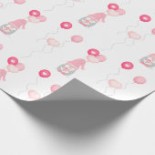 Valentijnse Gnome Holding-ballonnen Cadeaupapier (Hoek)