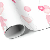 Valentijnse Gnome Holding-ballonnen Cadeaupapier (Rol Hoek)