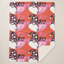 Valentijnse Gnome Sherpa Deken