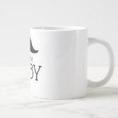 Valentijnse Grafische Mustache My Dashing Hubby He Grote Koffiekop (Rechts)