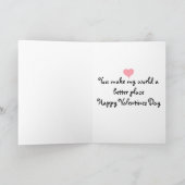 Valentijnse  Greeting Feestdagen Kaart (Binnen)