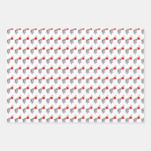 Valentijnse haaien inpakpapier vel (Voorkant)