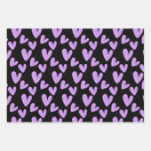 Valentijnse  Hand gekleurd met waterverf Inpakpapier Vel (Voorkant)