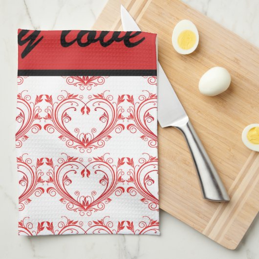 Valentijnse handdoeken (Quarter Fold)