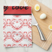 Valentijnse handdoeken (Quarter Fold)