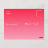 Valentijnse harten en liefde briefkaart (Achterkant)