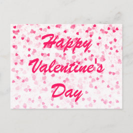 Valentijnse harten en liefde briefkaart