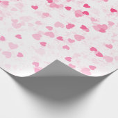 Valentijnse harten en liefde cadeaupapier (Hoek)