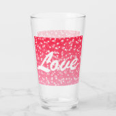 Valentijnse harten en liefde glas (Achterkant)