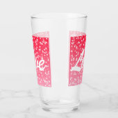 Valentijnse harten en liefde glas (Links)