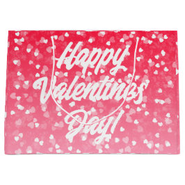 Valentijnse harten en liefde groot cadeauzakje