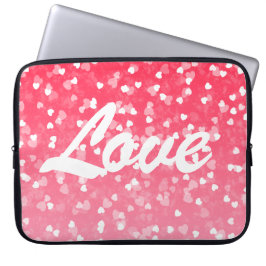 Valentijnse harten en liefde laptop sleeve