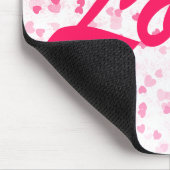 Valentijnse harten en liefde muismat (Hoek)