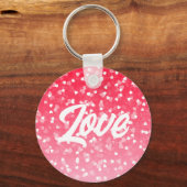 Valentijnse harten en liefde sleutelhanger (Voorkant)