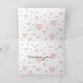 Valentijnse Harten Feestdagen Kaart (Binnen)