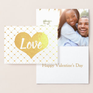 Valentijnse harten & foto's folie kaarten