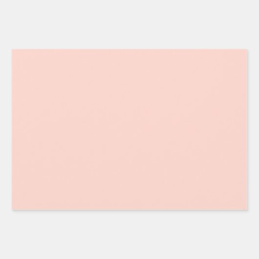 Valentijnse harten roze minimalistisch modern inpakpapier vel (Voorkant 3)