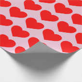 VALENTIJNSE HARTKLOPAPIER VAN  CADEAUPAPIER (Hoek)