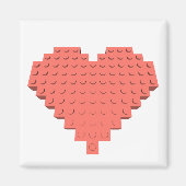 Valentijnse hartvorm magneet (Voorkant)