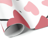 Valentijnse  Het Patroon van Doodles Stippen Cadeaupapier (Rol Hoek)
