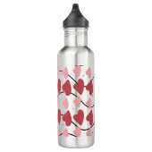 Valentijnse Het Patroon van Doodles Stippen Waterfles (Rechts)