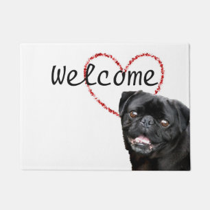 Valentijnse hond deurmat