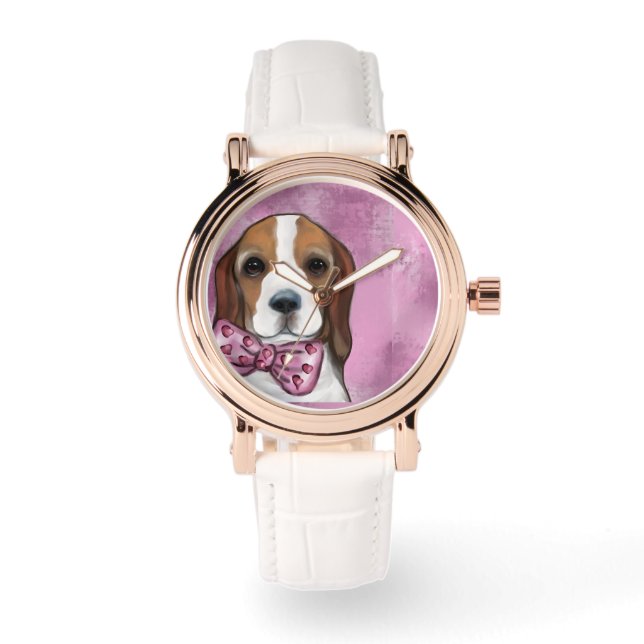 VALENTIJNSE HOND HORLOGE (Voorkant)